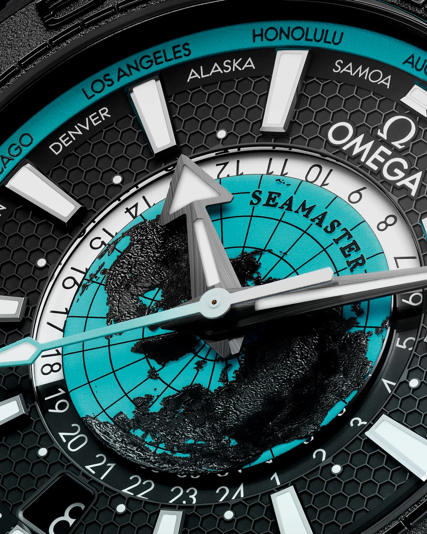 Omega Seamaster Planet Ocean Worldtimer 600m Chronometer 215.92.46.22.01.006 - Image 3