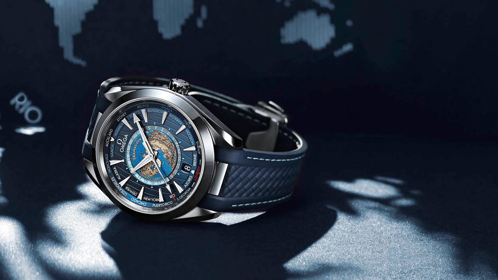 Omega Seamaster Aqua Terra GMT Worldtimer 220.12.43.22.03.001 - Image 6