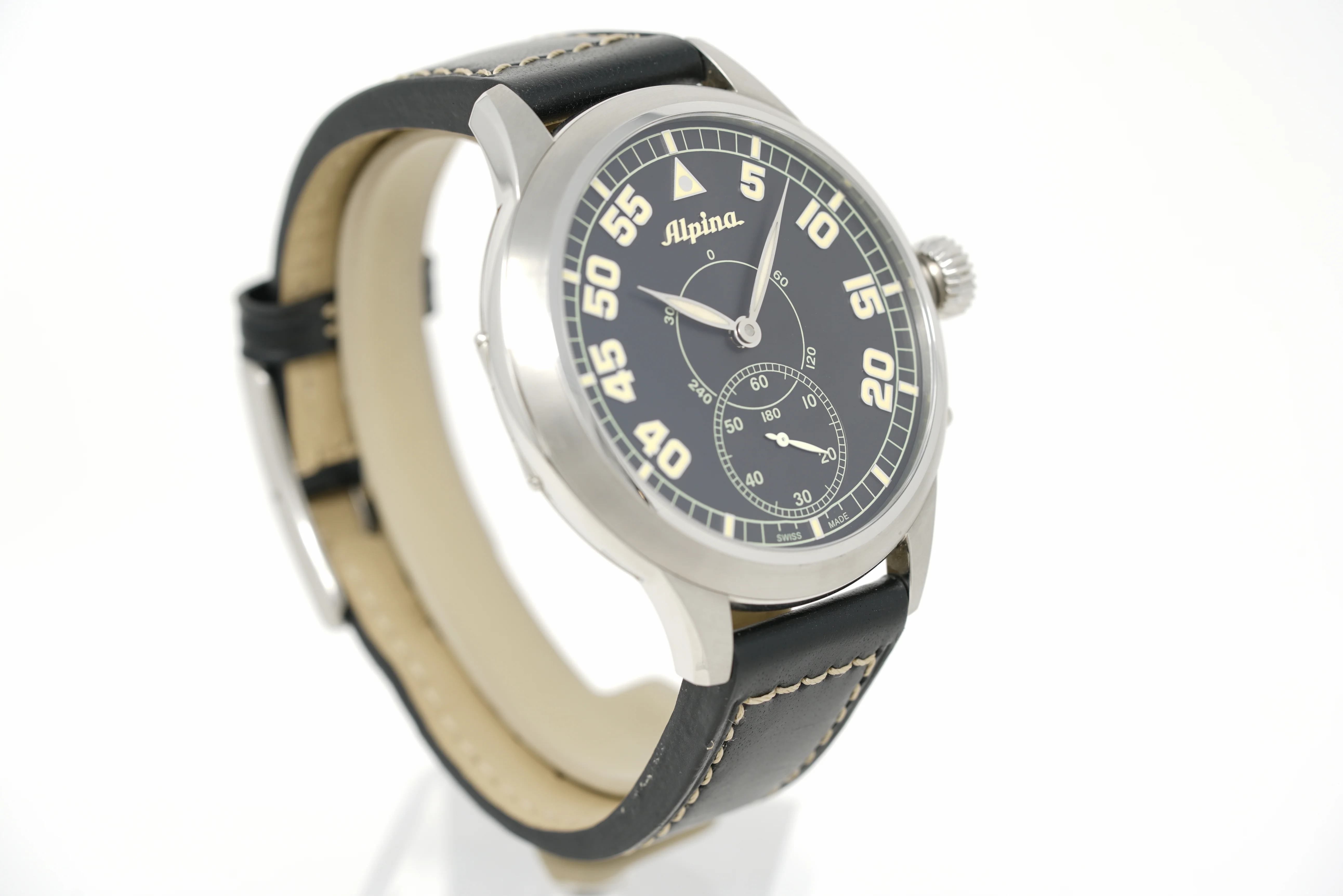 Pre-Owned Alpina Startimer Pilot Heritage MKIII AL-435BN4SH6 - Image 9
