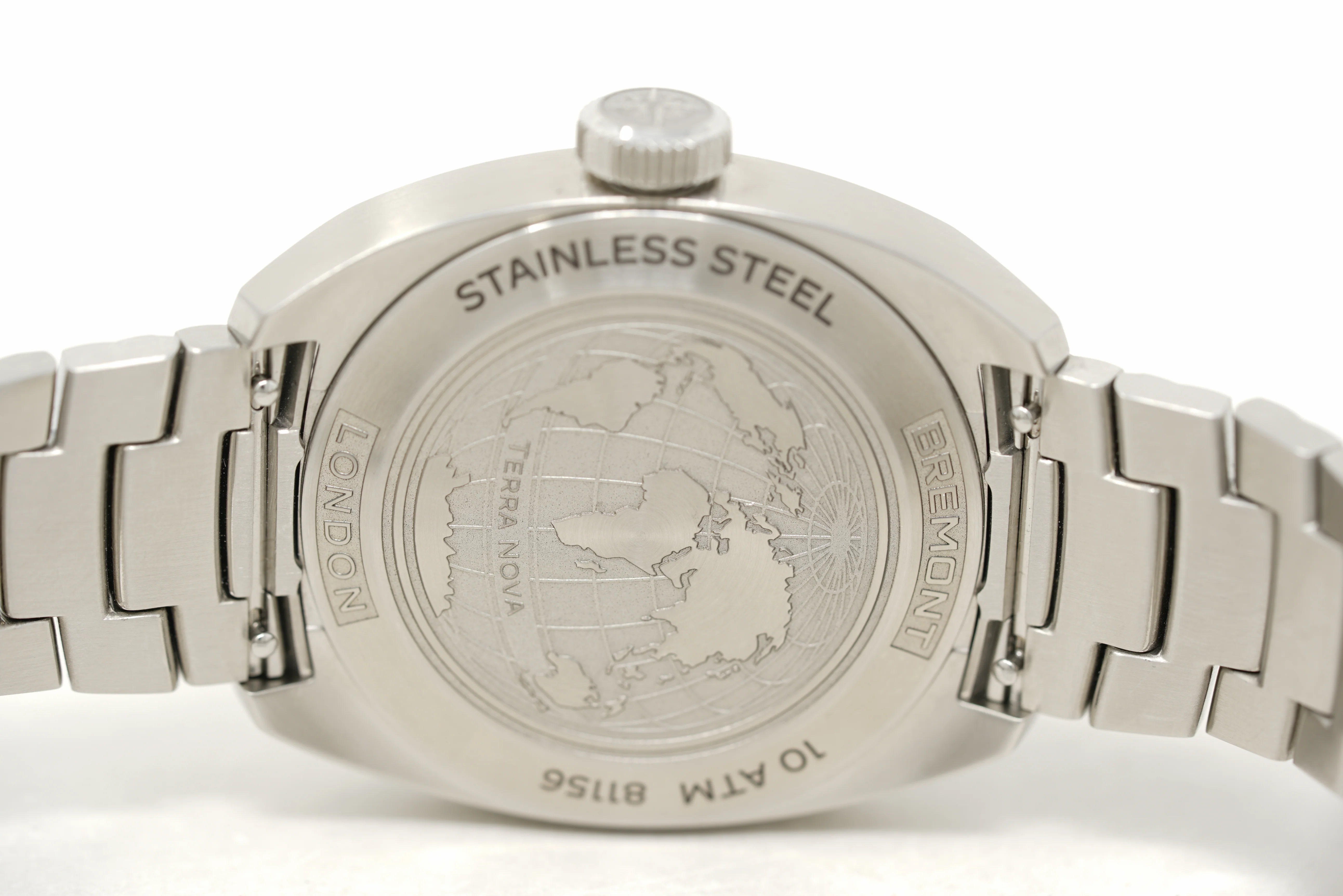 Pre-Owned Bremont Terra Nova 38 TN38-ND-SS-WH-B - Image 4