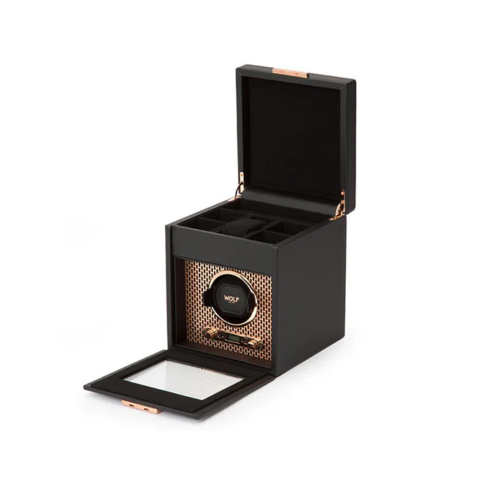 Wolf Axis Single Watch Winder with Storage - Image 3