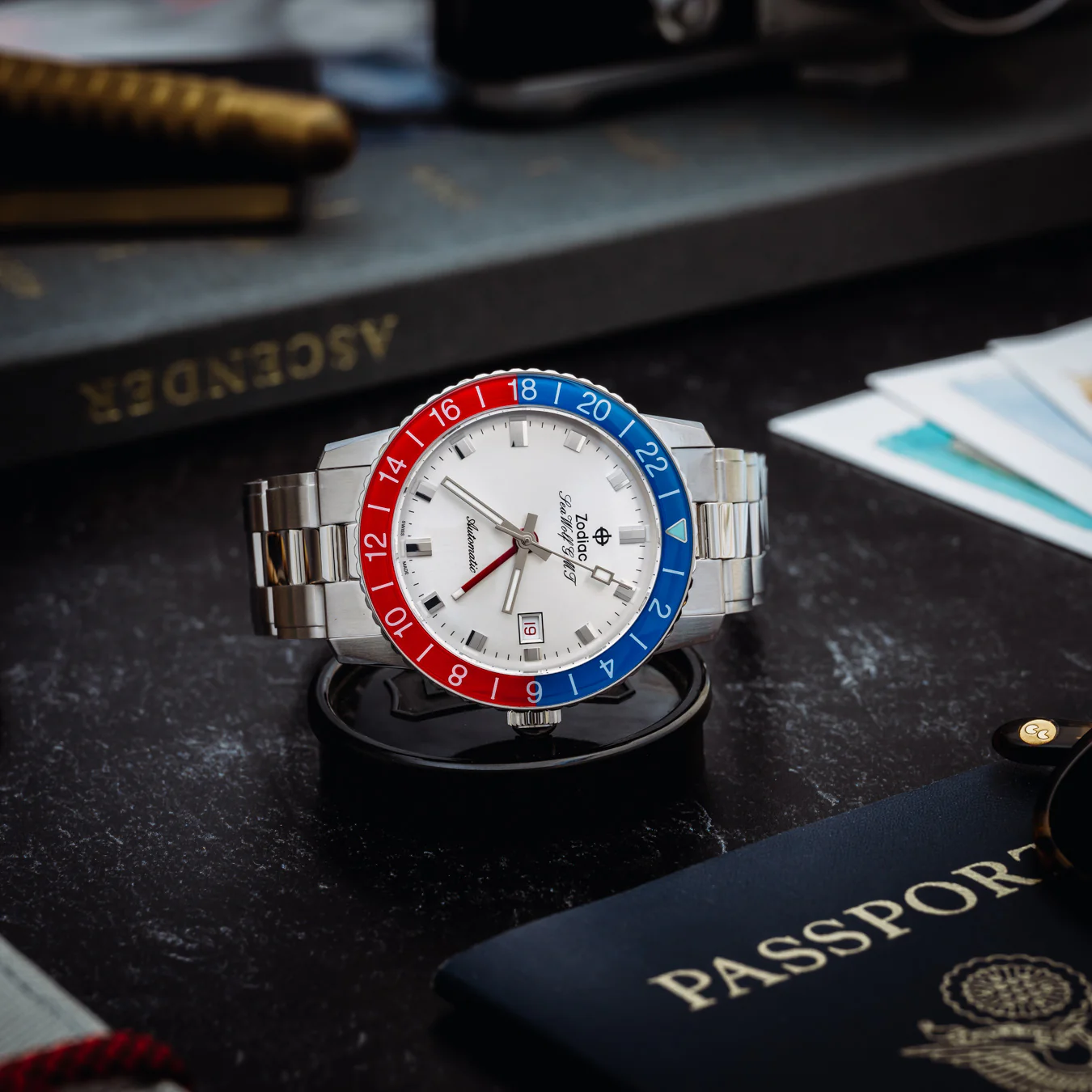 Zodiac Sea Wolf GMT 'Crystal' Topper Edition ZO9408 - Image 7