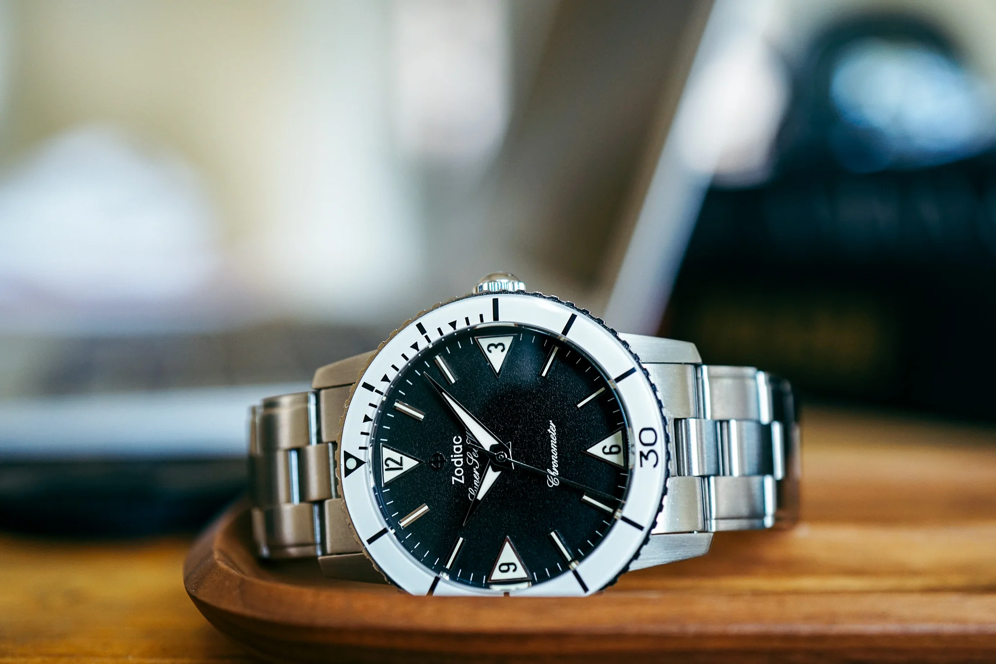 Zodiac Super Sea Wolf Topper Limited Edition "White Wolf" ZO9208 - Image 3