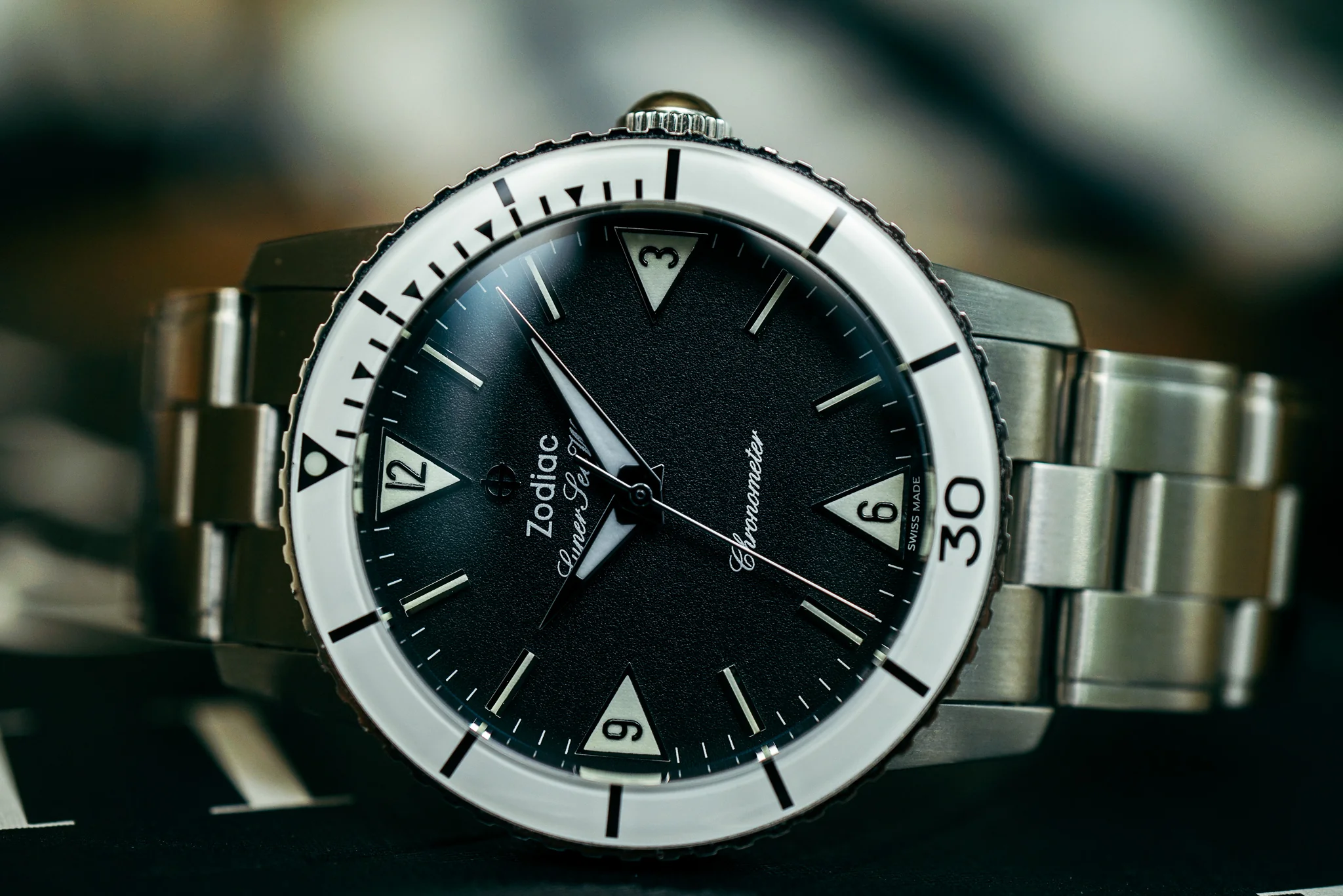 Zodiac Super Sea Wolf Topper Limited Edition "White Wolf" ZO9208 - Image 7